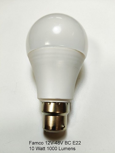 12V - 48V BC E22 10 watt