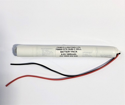 FB600 SUB C 6V 1600mAh NiCad
